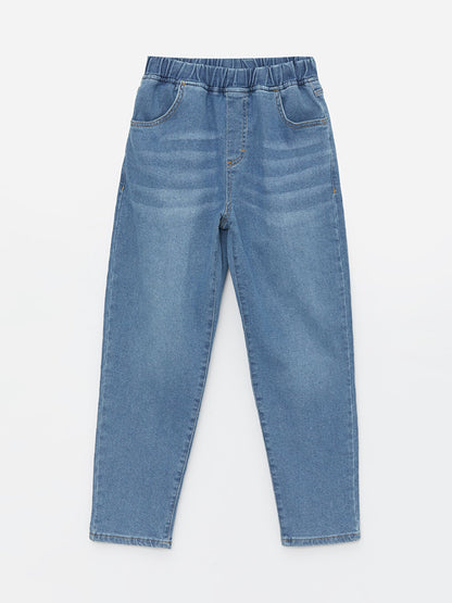 Boy's Jean Trousers with Elastic Waist