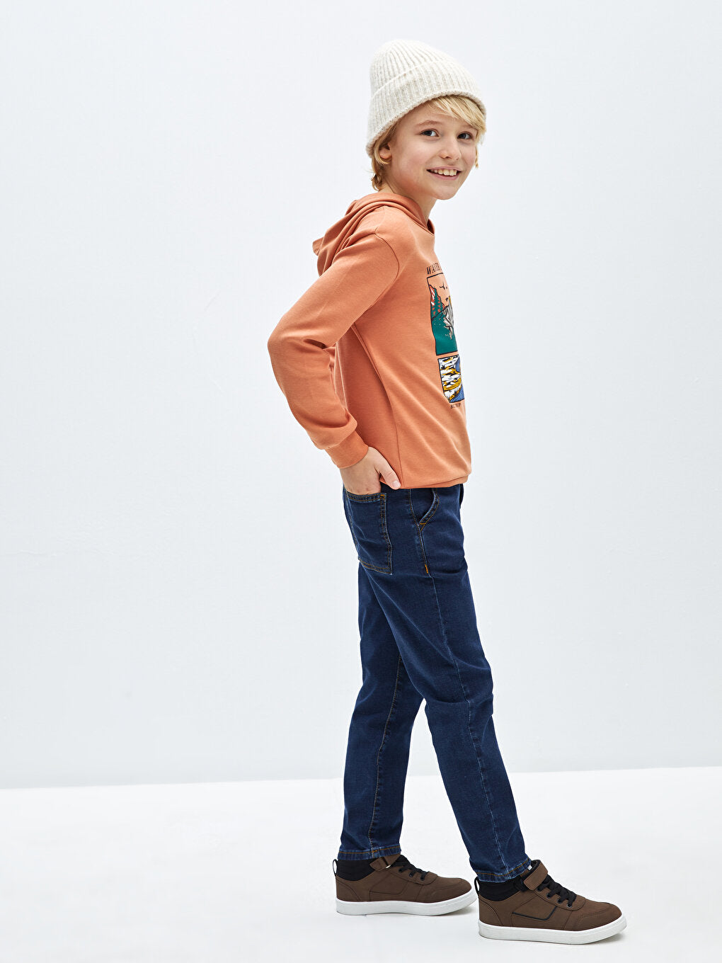 Regular Fit Boy's Jean Trousers