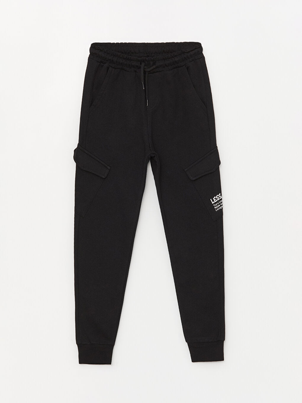 Boys' Cargo Sweatpants with Elastic Waist