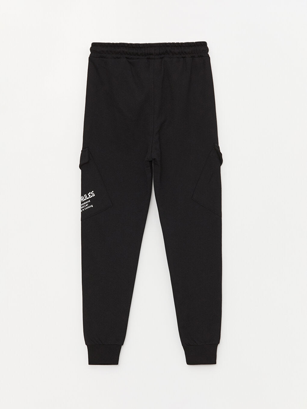 Boys' Cargo Sweatpants with Elastic Waist