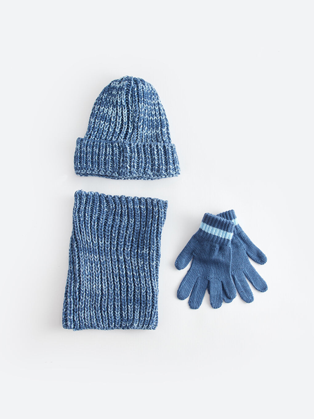 Boy's Beanie, Gloves and Neck Collar