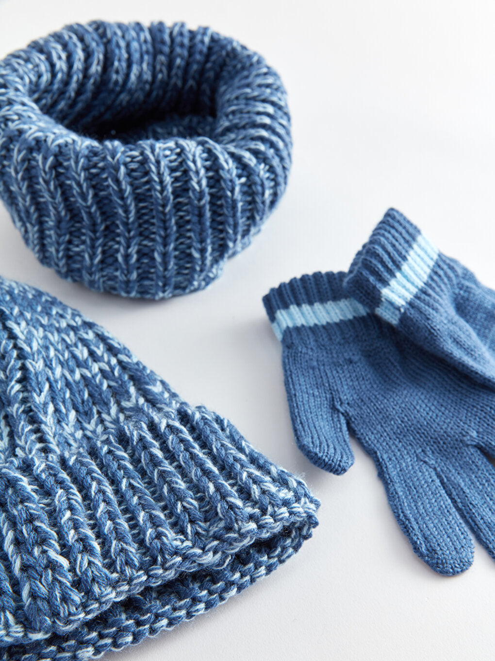 Boy's Beanie, Gloves and Neck Collar