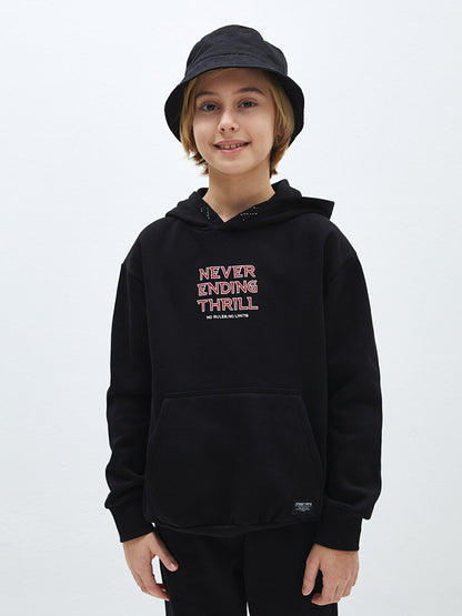 Comfortable Printed Boy's Hoodie