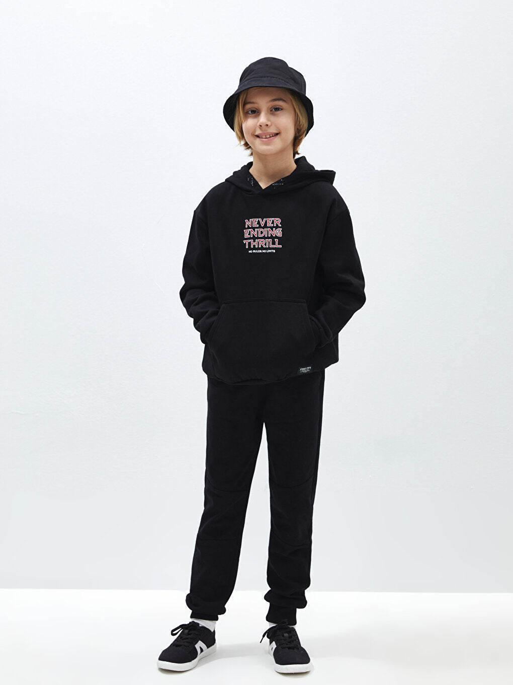 Comfortable Printed Boy's Hoodie