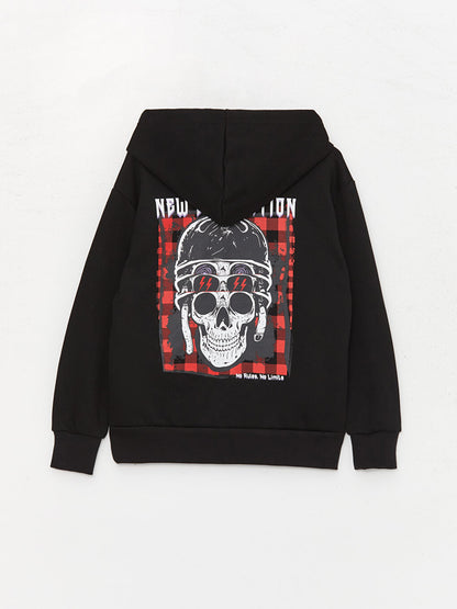 Comfortable Printed Boy's Hoodie