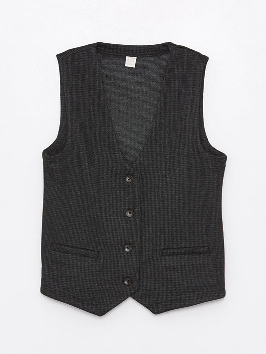 V-Neck Baby Boy Vest