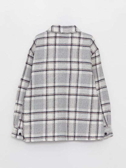 Comfortable Fit Plaid Boy's Shirt