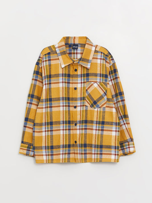 Plaid Long Sleeve Boys' Shirt