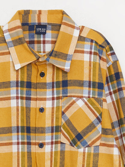 Plaid Long Sleeve Boys' Shirt