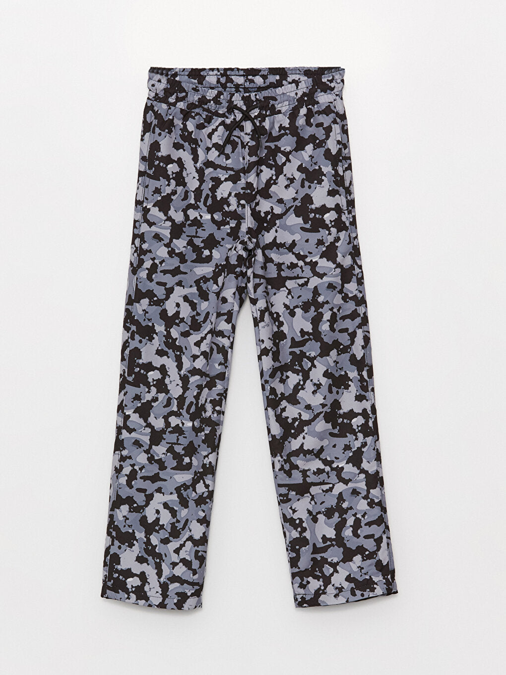 Elastic Waist Printed Fleece Lined Boy's Trousers