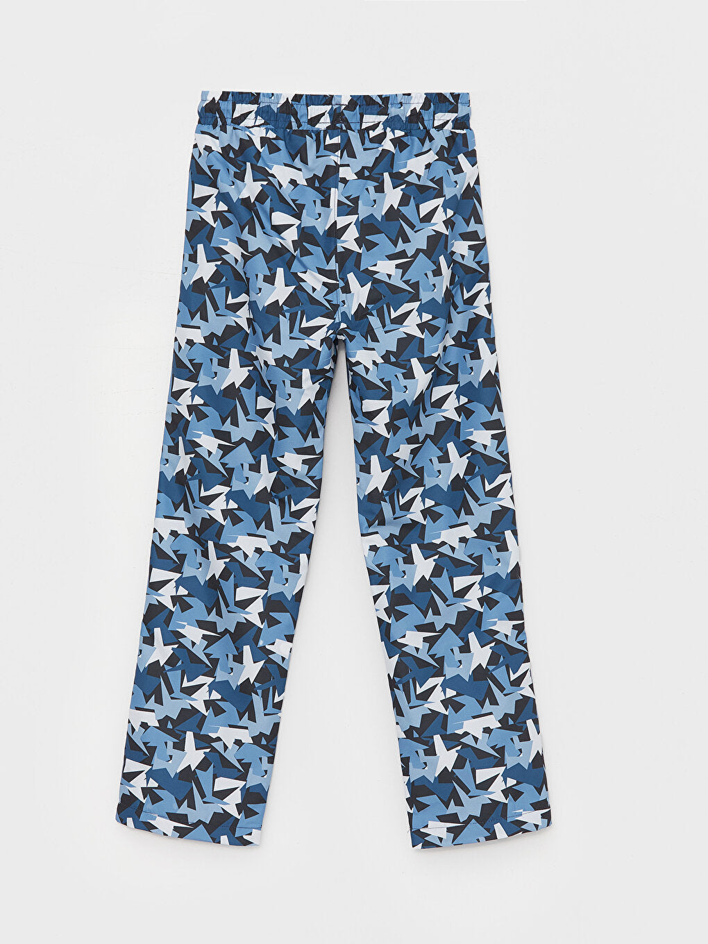 Elastic Waist Printed Fleece Lined Boy's Trousers