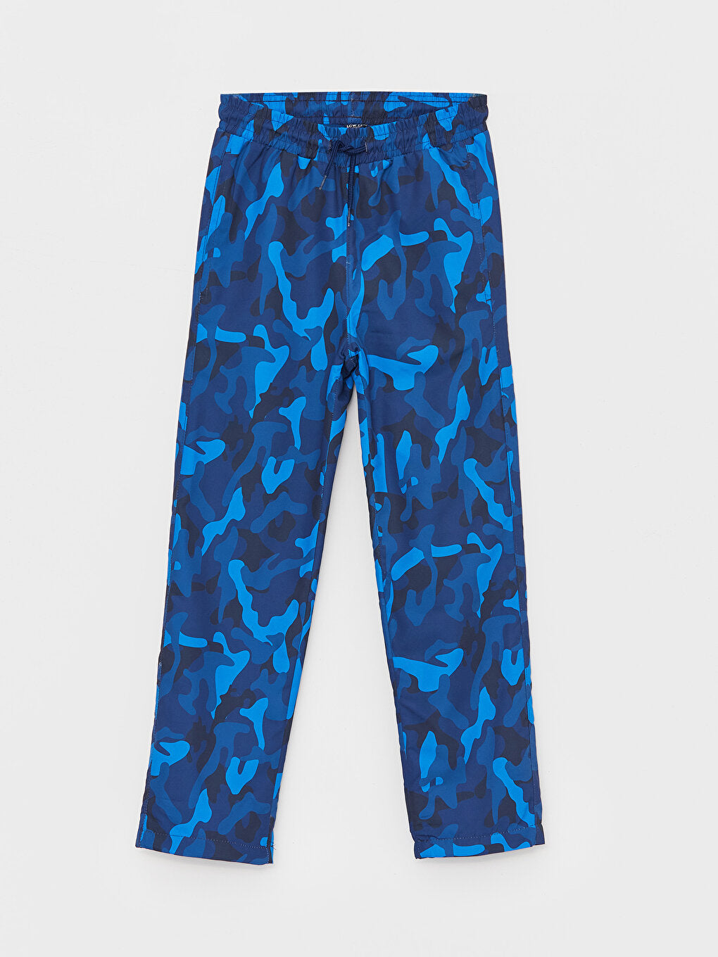 Elastic Waist Printed Fleece Lined Boy's Trousers