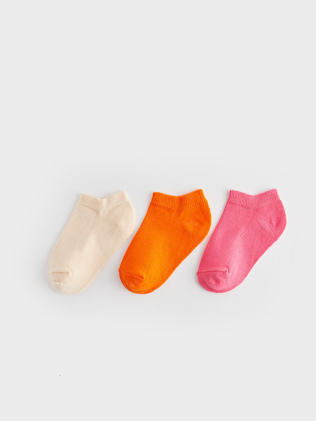 Basic Girl's Booties Socks 3-pack