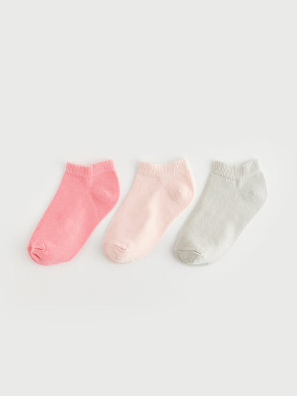 Basic Girl's Booties Socks 3-pack