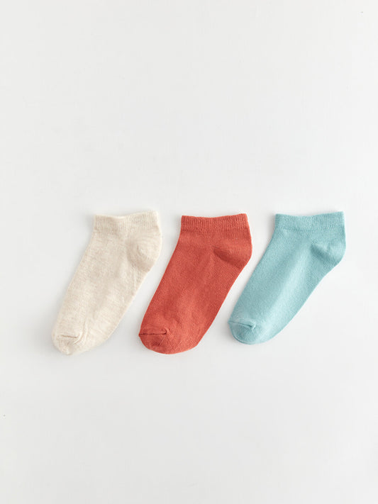 Basic Girl's Booties Socks 3-pack