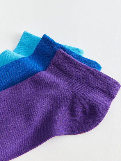 Basic Girl's Booties Socks 3-pack