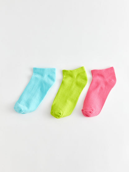 Basic Girl's Booties Socks 3-pack