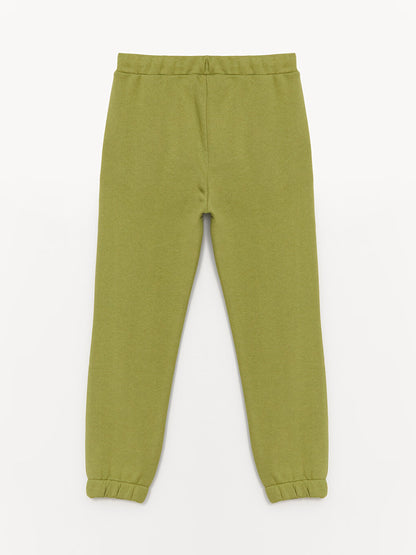 Printed Boys' Jogger Sweatpants with Elastic Waist