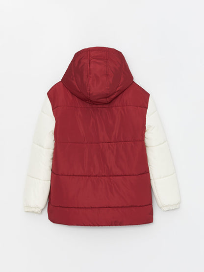 Hooded Boy's Puffer Coat