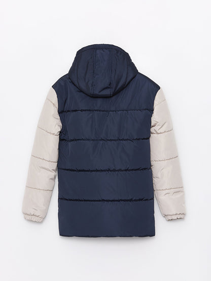 Hooded Boy's Puffer Coat