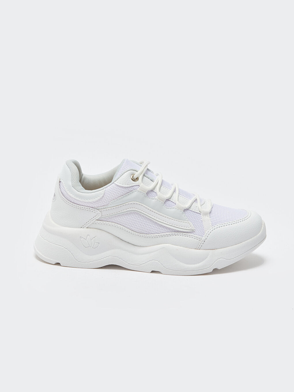 Lace-up Women's Active Sneakers with Mesh Detail