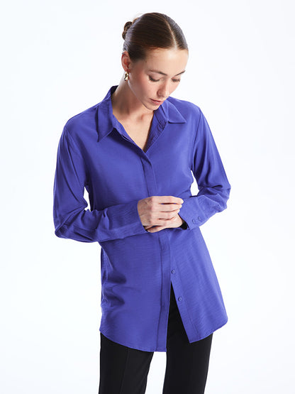 Plain Long Sleeve Women's Shirt