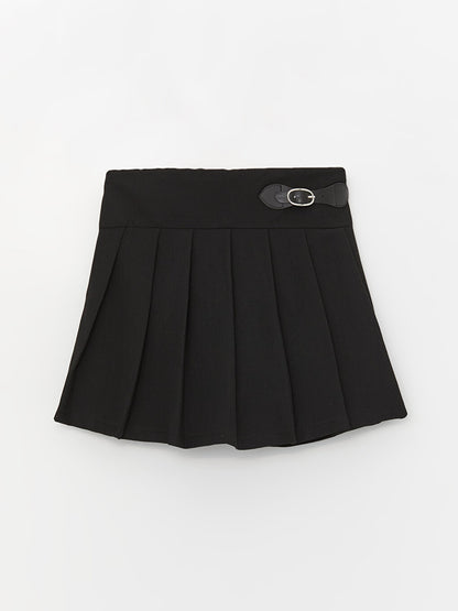 Girl's Short Skirt with Elastic Waist