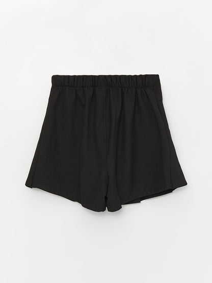 Girl's Short Skirt with Elastic Waist