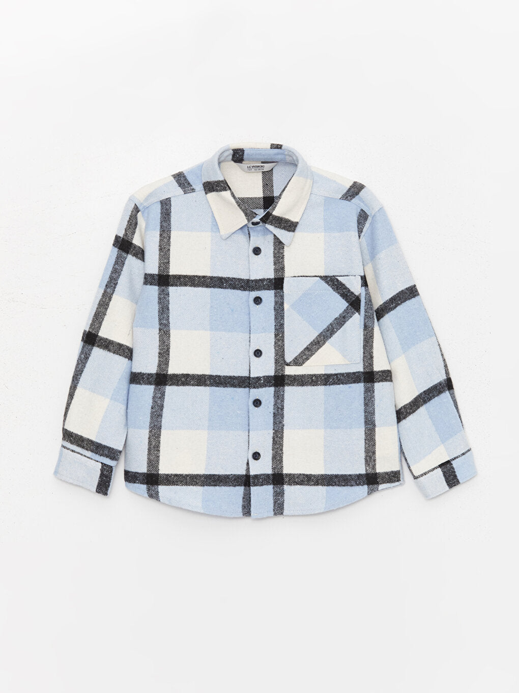 Comfortable Fit Plaid Boy's Shirt