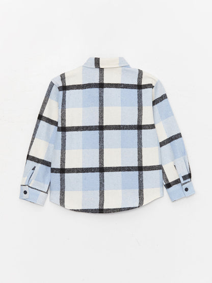 Comfortable Fit Plaid Boy's Shirt