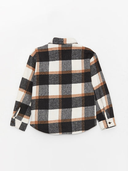 Comfortable Fit Plaid Boy's Shirt