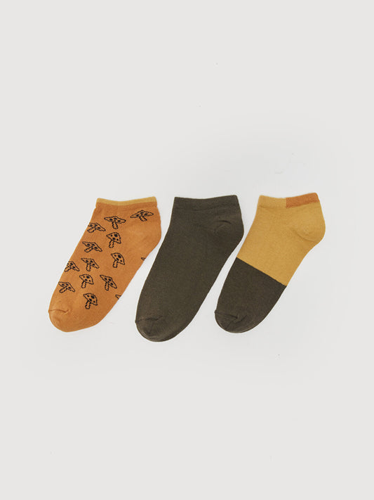 Patterned Boy's Booties Socks 3-pack