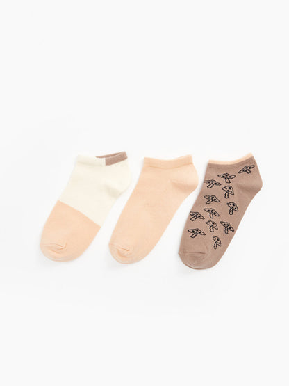 Patterned Boy's Booties Socks 3-pack