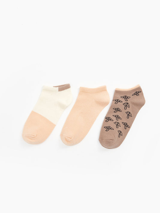 Patterned Boy's Booties Socks 3-pack