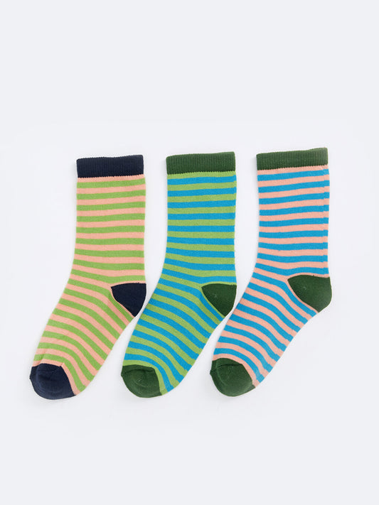 Striped Boy Socks 3-pack