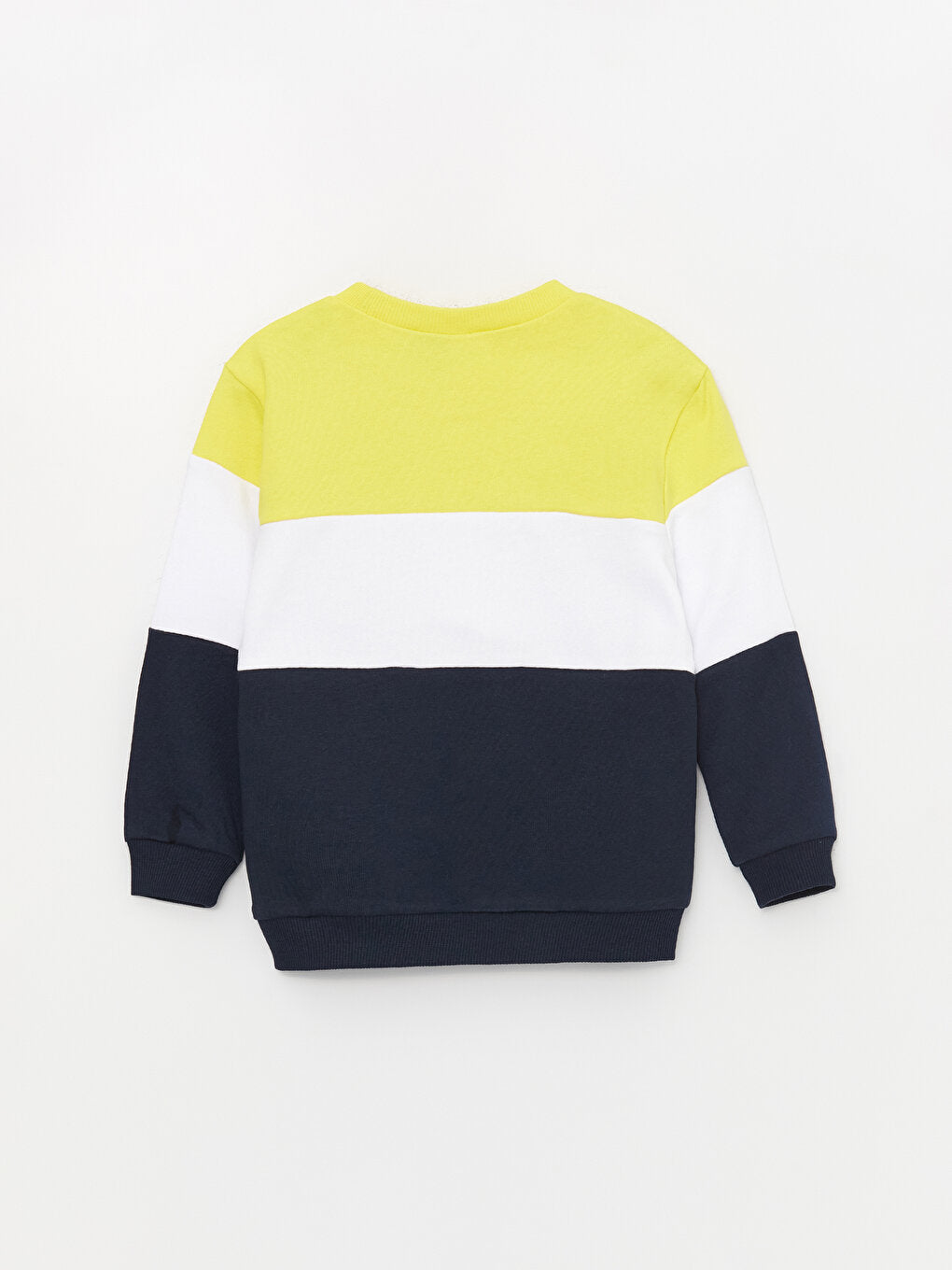 Crew Neck Long Sleeve Fenerbahce Printed Baby Boy Sweatshirt