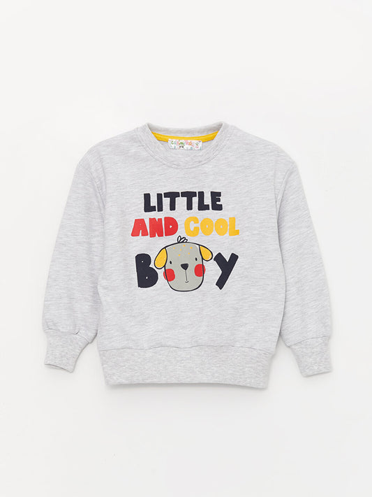 Crew Neck Long Sleeve Baby Boy Sweatshirt