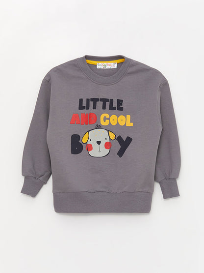 Crew Neck Long Sleeve Baby Boy Sweatshirt