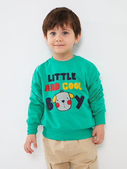 Crew Neck Long Sleeve Baby Boy Sweatshirt