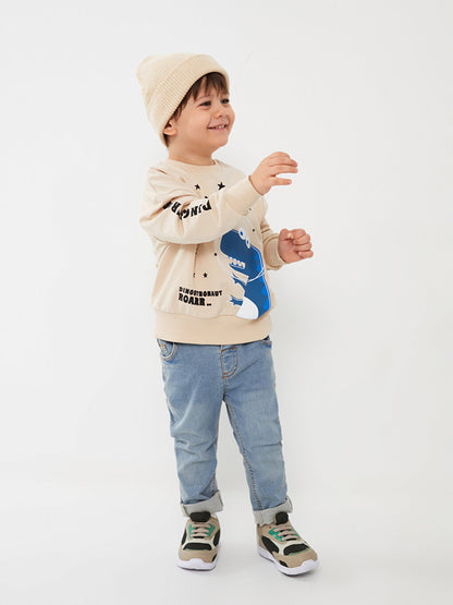 Crew Neck Long Sleeve Baby Boy Sweatshirt