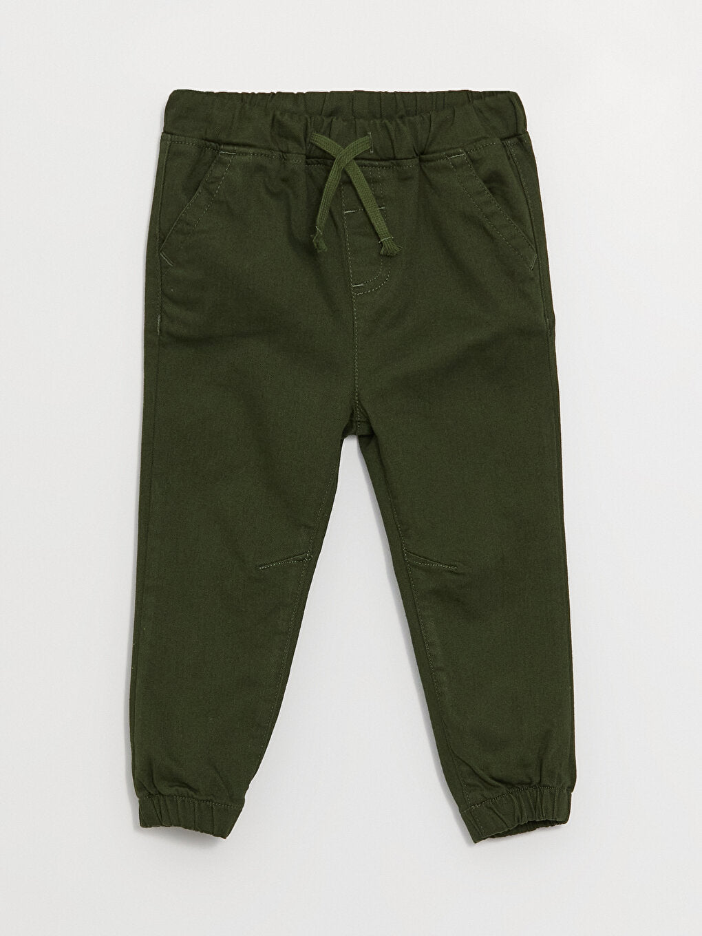 Basic Baby Boy Trousers with Elastic Waist