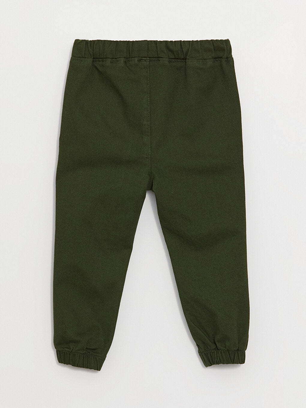 Basic Baby Boy Trousers with Elastic Waist