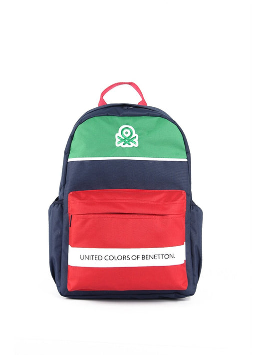 Color Blocked Boy's School Bag