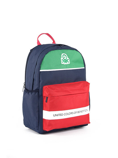 Color Blocked Boy's School Bag