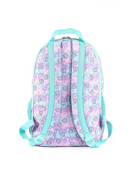 Girl's School Bag with Lettering Embroidery