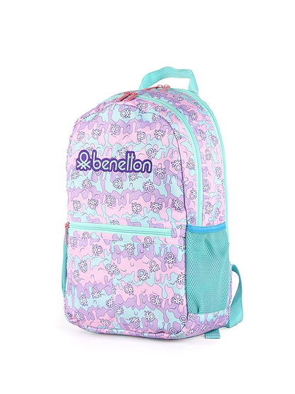 Girl's School Bag with Lettering Embroidery