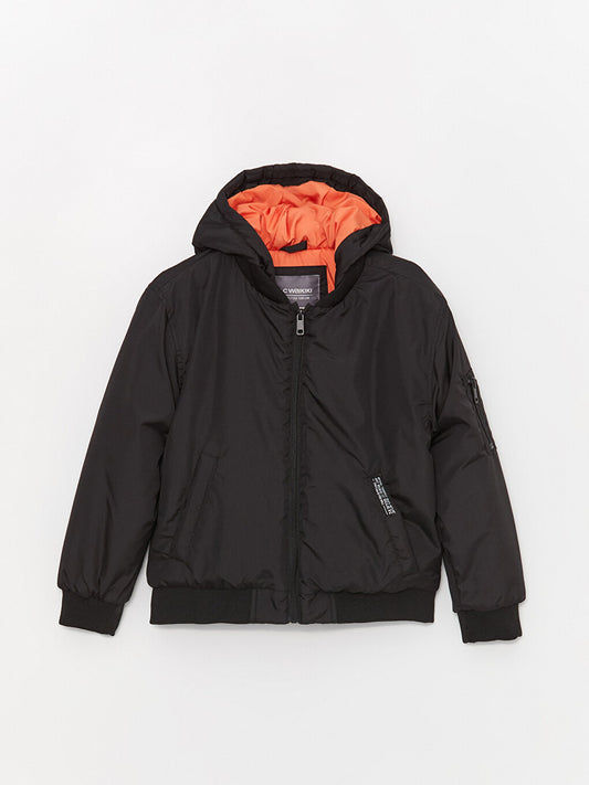 Hooded Boy's Puffer Coat