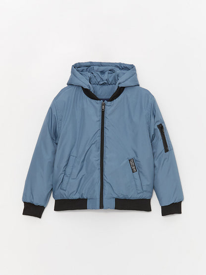 Hooded Boy's Puffer Coat