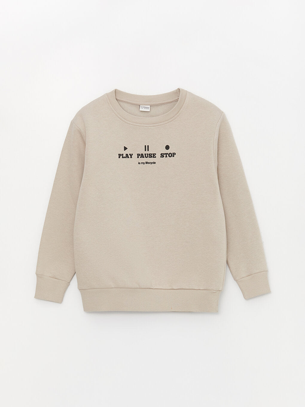 Comfortable Fit Crew Neck Printed Boys Sweatshirt