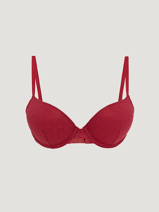 Underwire Padded Lace T-Shirt Bra